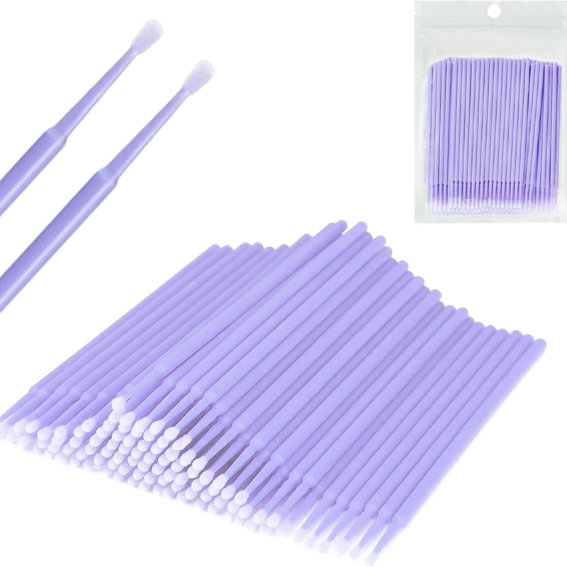 Beauty Makeup Remover - 100Pcs Soft Disposable Micro Cotton Swabs