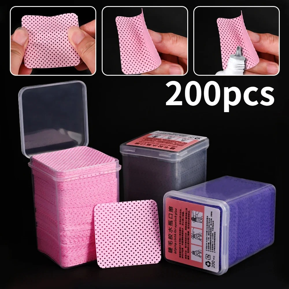 Gel Nail Polish - Wholesale 200Pcs/Box Nail Eyelash Glue Clean