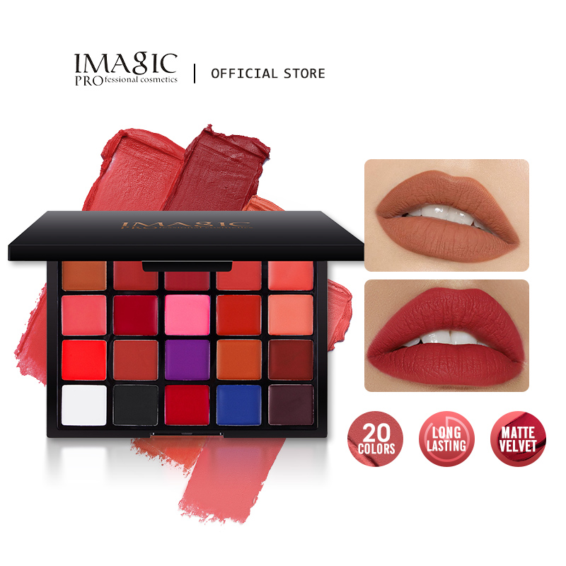 Beauty Makeup Palette - IMAGIC 20 Colors Lipstick Palette Matte