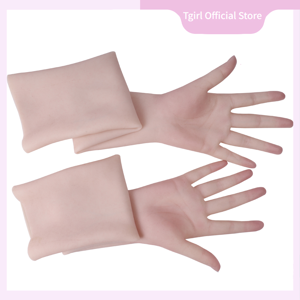 Beauty Makeup Pic - Tgirl Silicone Prosthesis Gloves Fake Hands