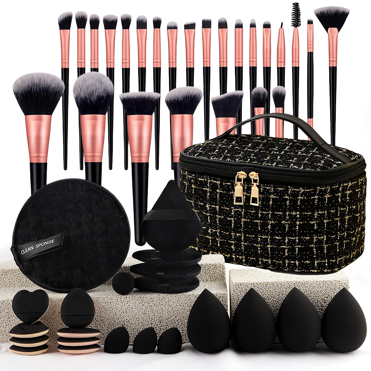 Makeup And Beauty - Makeup Brush Set Chic Fragrance Style