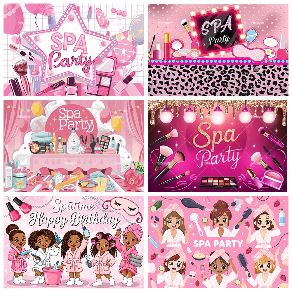 Beauty Makeup Girl Photo - Pink Beauty Makeup Spa Background Birthday