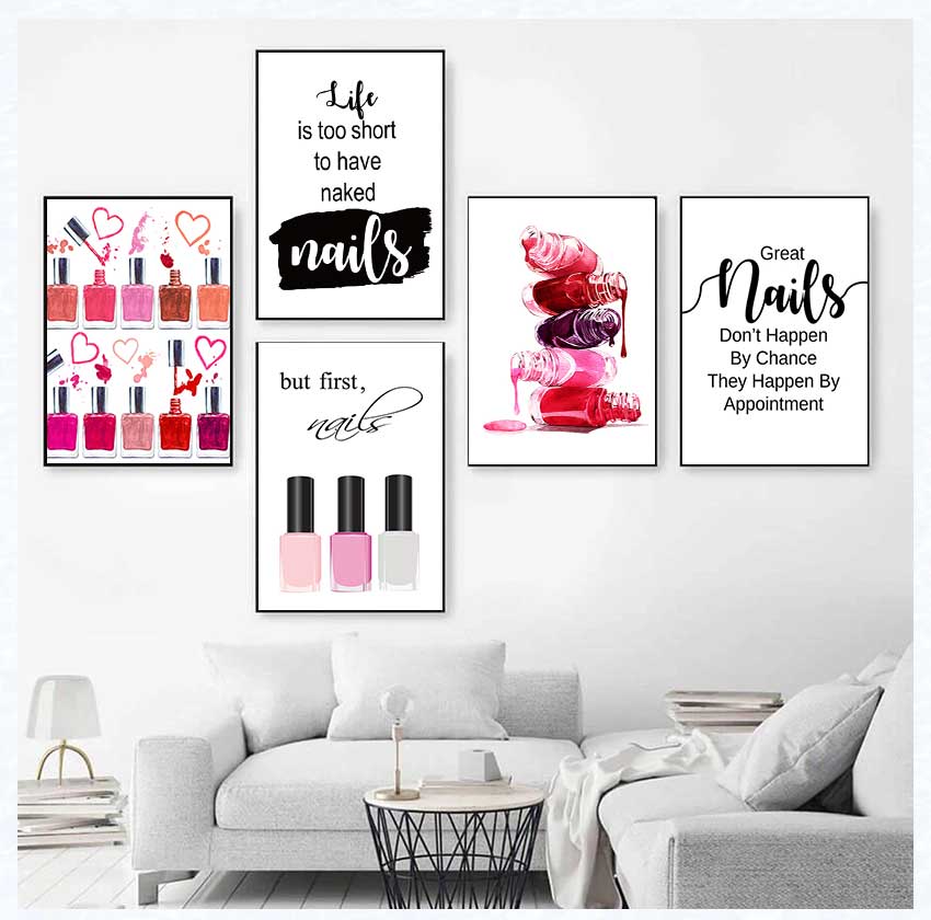 Beauty And Makeup Quotes - Art Posters and Prints Nail Tech
