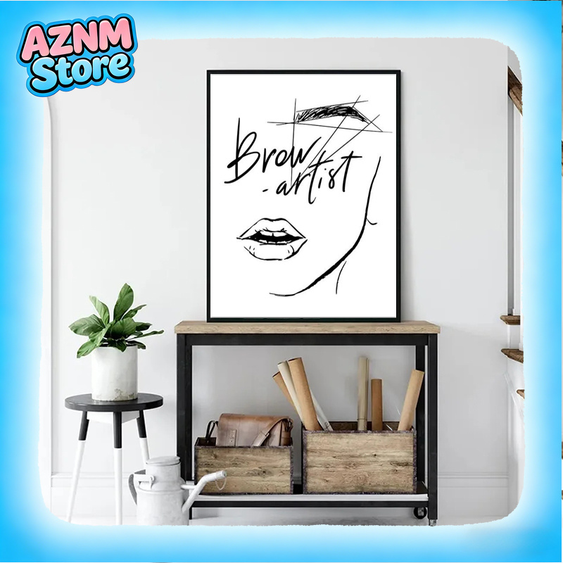 Beauty And Makeup Quotes - 2026 Fashion Makeup Poster Sexy Beauty