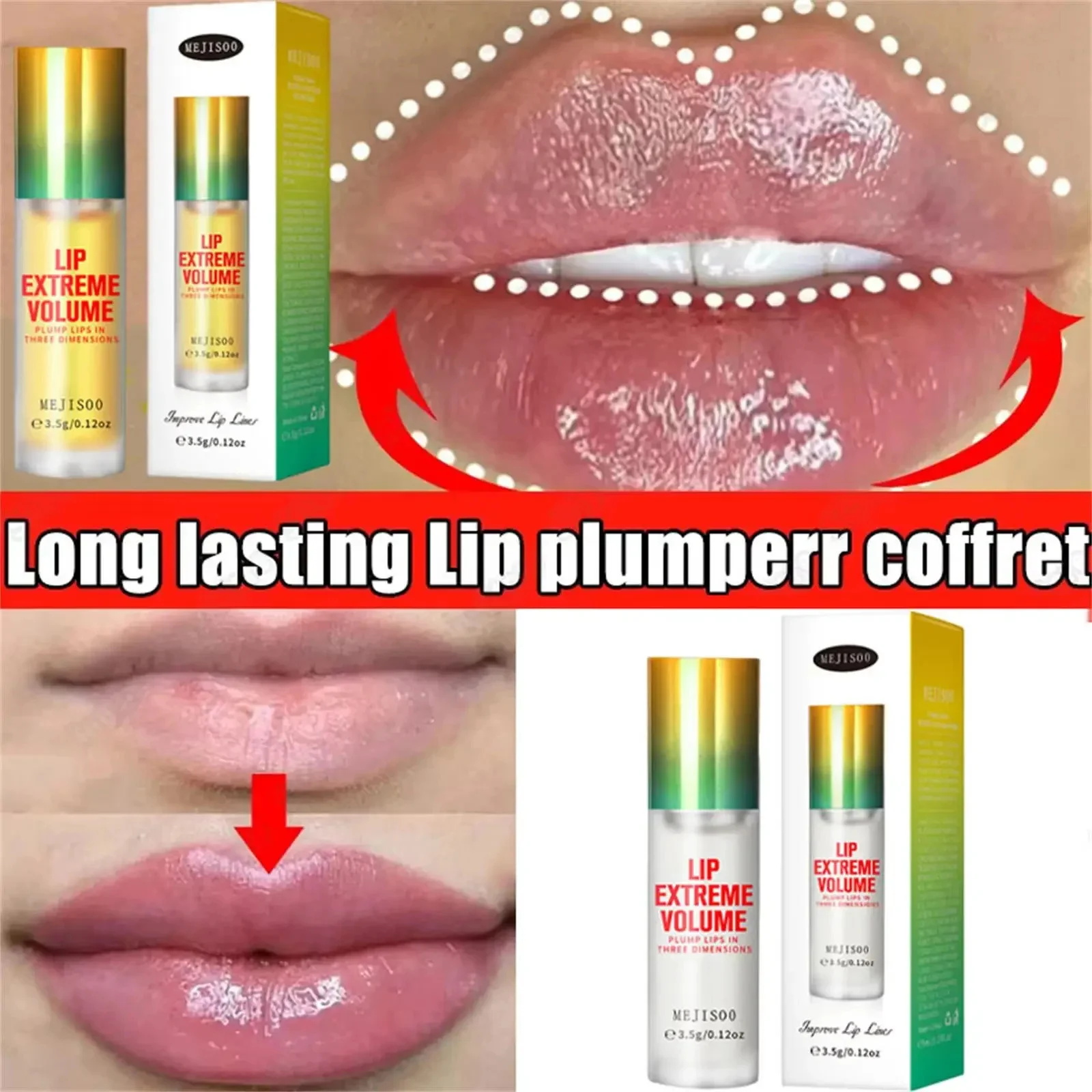 Lip Gloss Plumping - Instant Volumising Lip Plumper Oil Lip