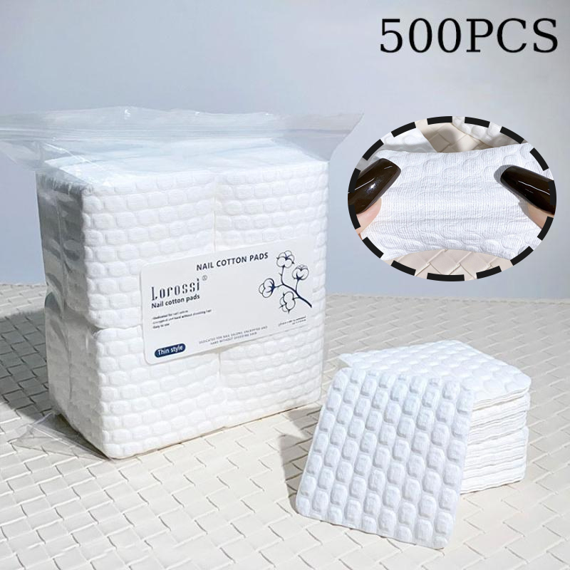 Gel Nail Polish - 200/500Pcs/pack Nail Cotton Pad Polish Remover