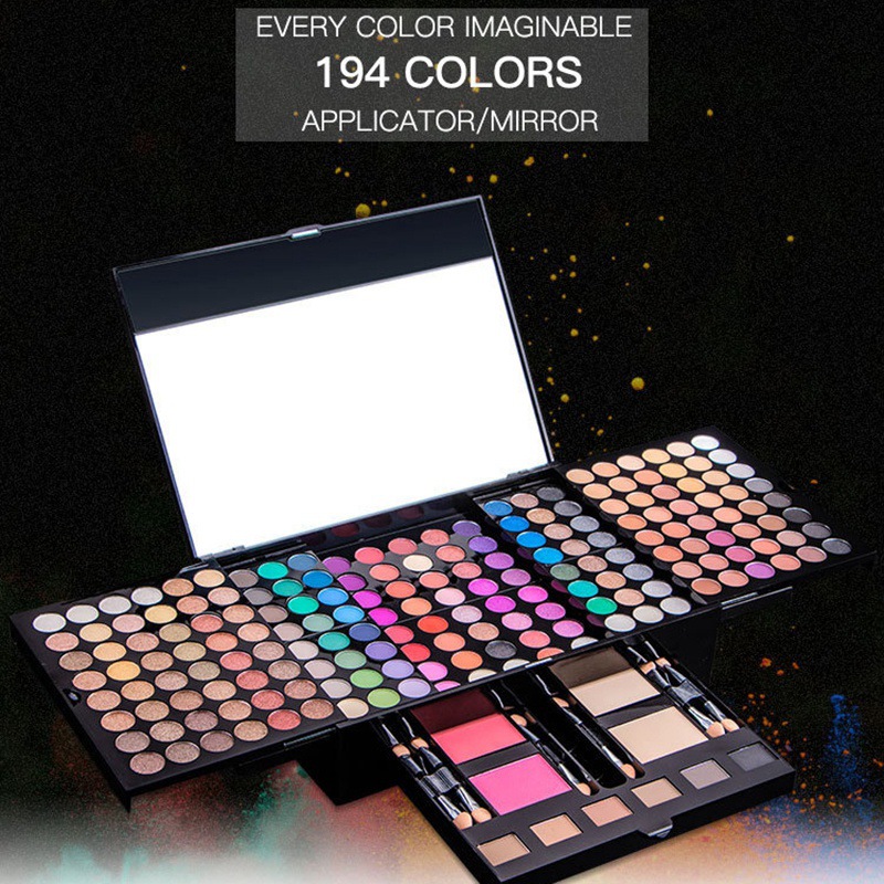 Beauty Makeup Eyeshadow Palette - 40-252 Colors Eyeshadow Palette Contour Glitter