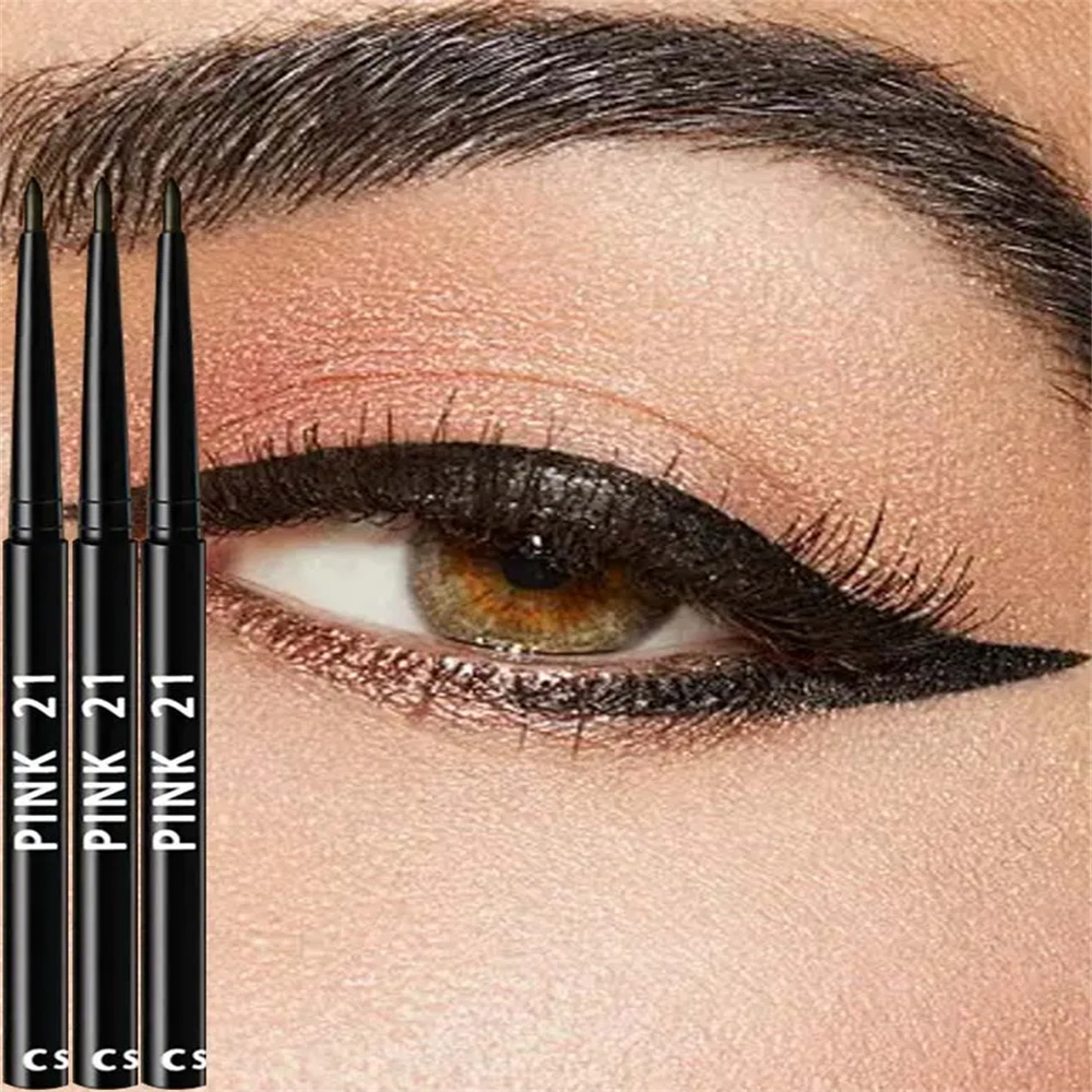 Beauty Linasi Makeup - 3/5pcs Waterproof Black Eyeliner Pencil Smudge-Proof