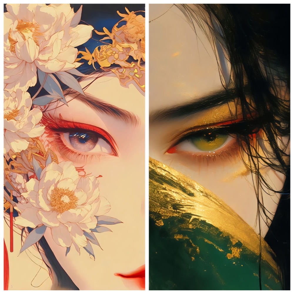 J Beauty Makeup - 500/1000/1200/2000PCS Puzzle Chinese Style Beauty Makeup