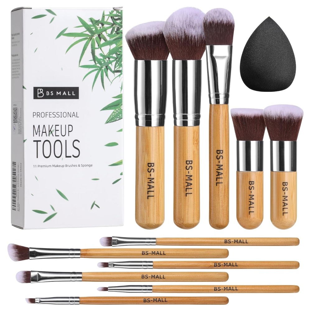 Beauty Makeup Artist - BS-MALL Makeup Brush Set 11Pcs Bamboo