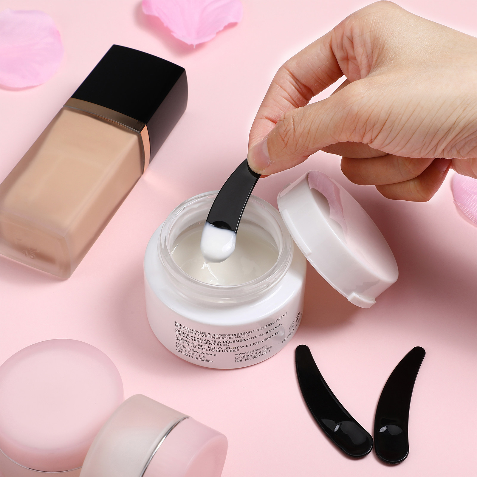 Beauty Makeup Palette - 50Pcs Skincare Spatulas Face Cream Spoon