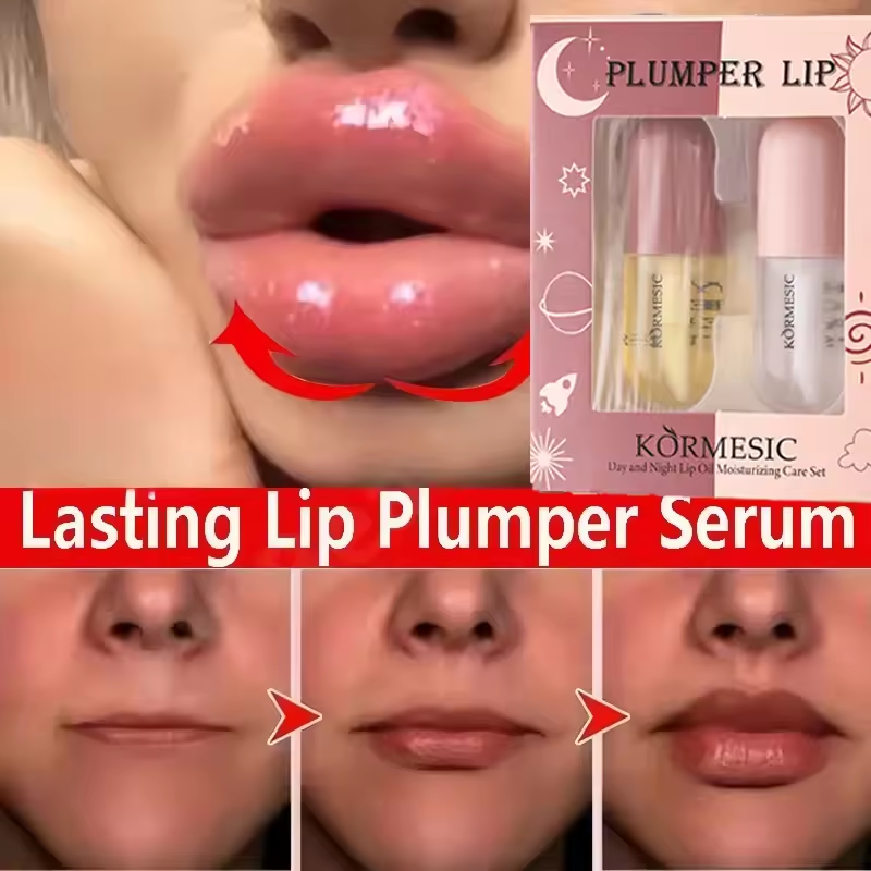 Lip Gloss Plumping - Instant Lip Plumping Essential Oil Nourishing