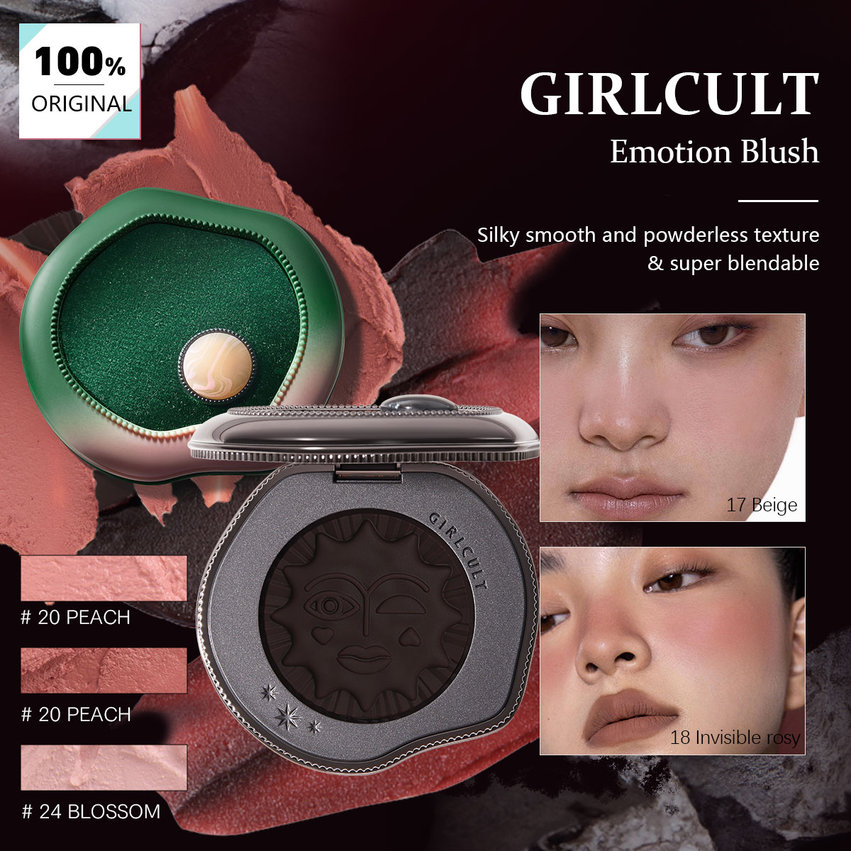 J Beauty Makeup - Girlcult Emotion Multifunctional Cream,Finely-Milled Powder,Silky Skin-Fusion,Natural