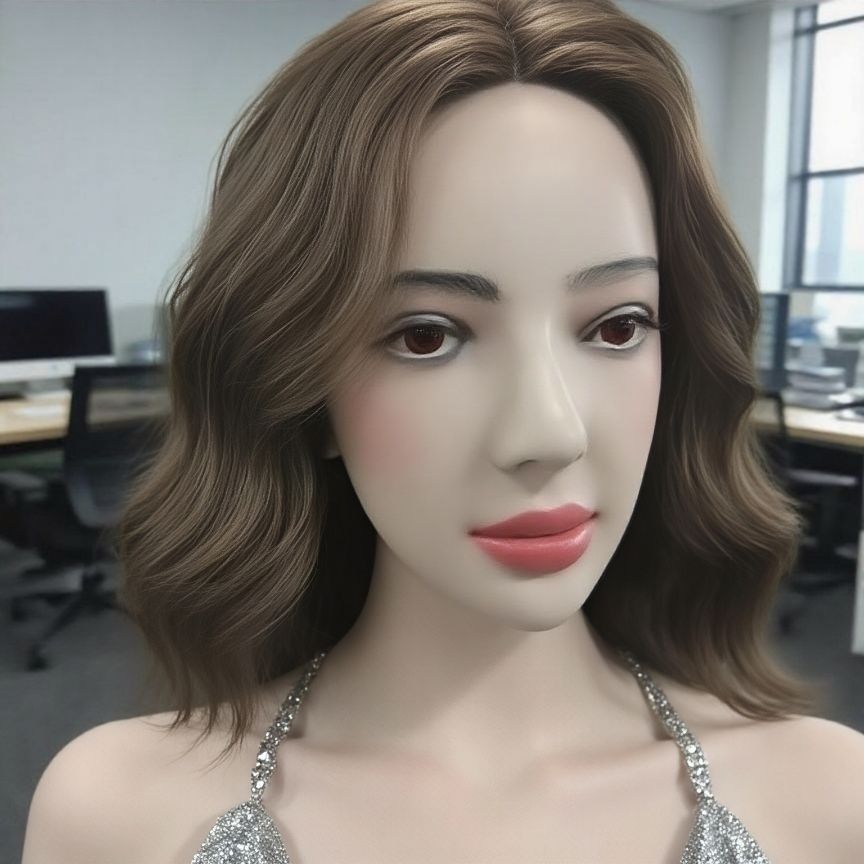 Beauty Makeup Events - Beautiful woman's realistic mask headgear, popular