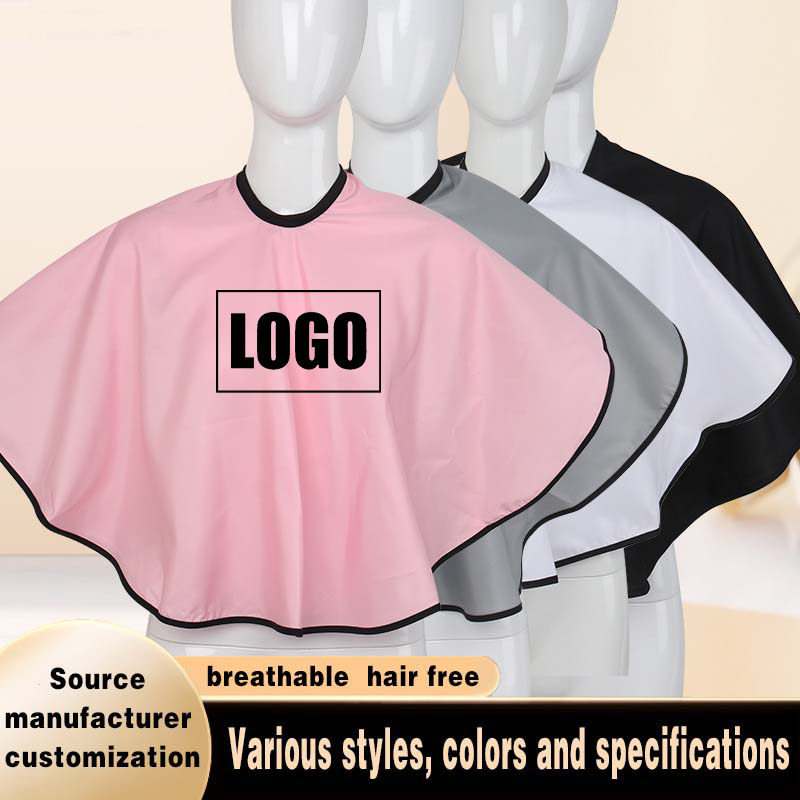 Beauty Makeup Shop - Custom Hairdresser's Cape Logo Cut Hairdressing