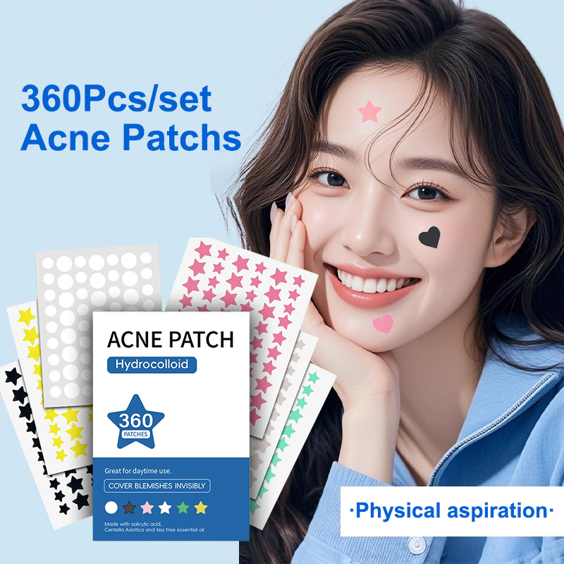 Makeup And Beauty - 360Pcs Colorful Invisible Pimple Removal Anti-Acne
