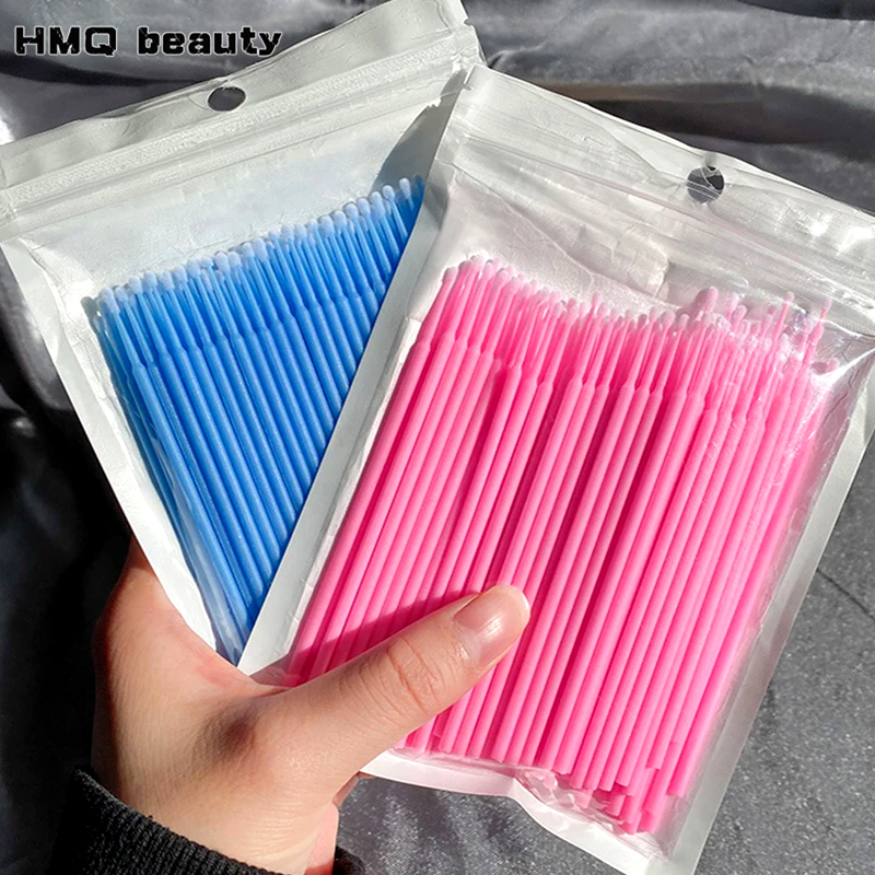 Beauty Makeup Remover - 300/100pcs Eyelash Cleaning Brush Lash Extension