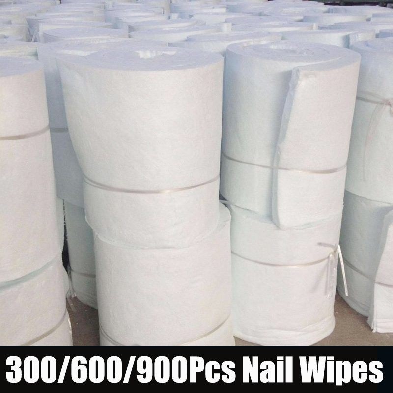 Gel Nail Polish - 300/600/900Pcs Lint-Free Nail Cotton Wipes 100%