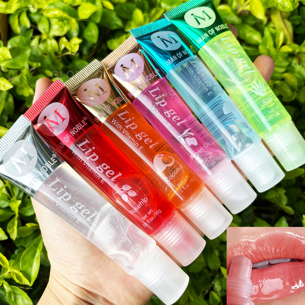 Lip Gloss Plumping - 6Pcs Fruity Flavor Watery Glossy Lip