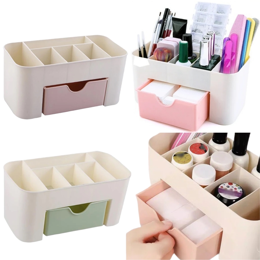 Beauty Makeup Salon - Nail Art Organizer Desktop Drawer Cosmetic
