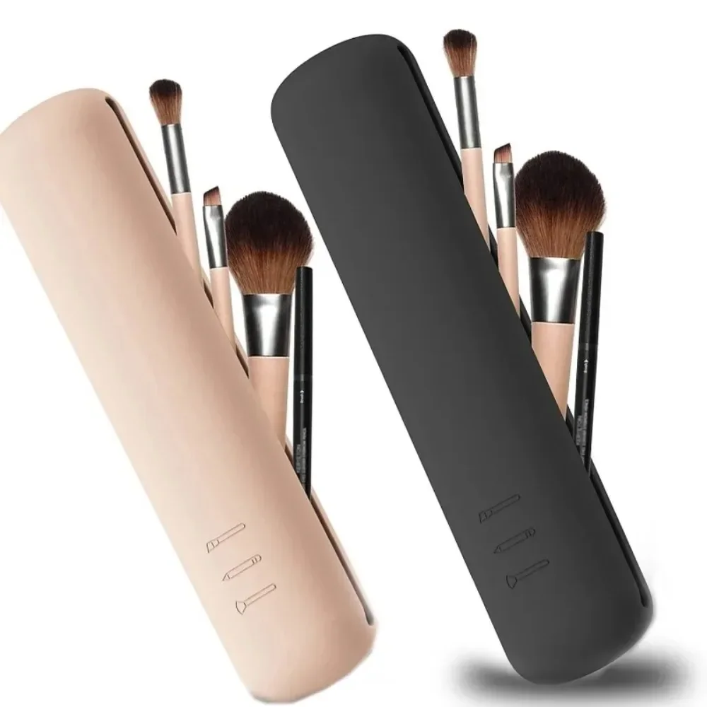Beauty Makeup Artist - Travel Makeup Brush Holder Silicone Cosmetic