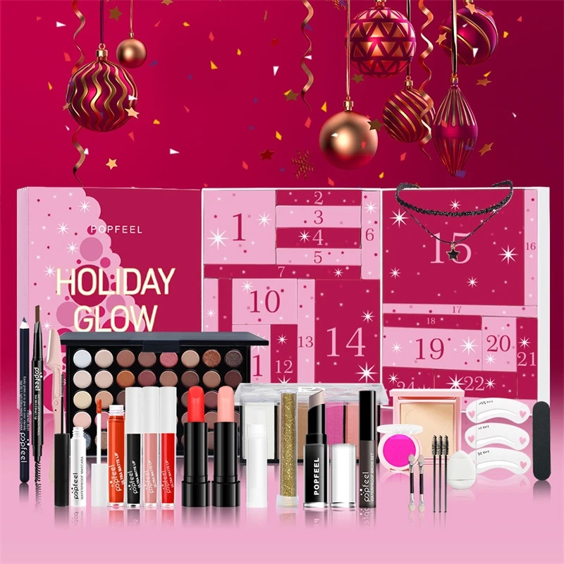Beauty Makeup Events - Christmas Countdown Makeup Set Lipstick Eye