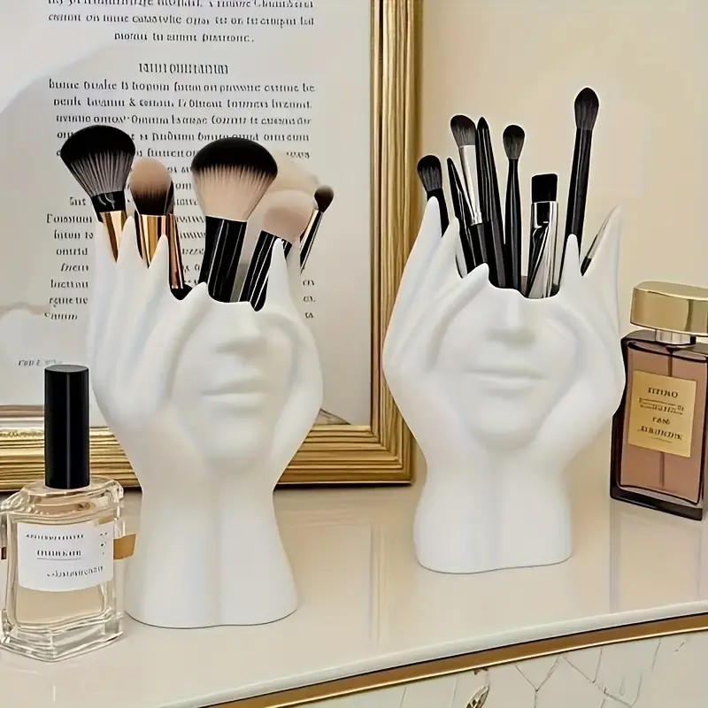 Beauty Makeup Artist - Face Shape Makeup Brush Holder -