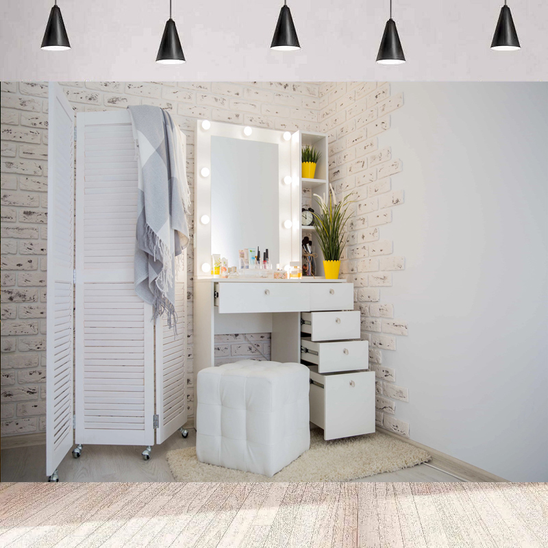Beauty Makeup Events - Pink Makeup Room Photography Backdrop Makeup