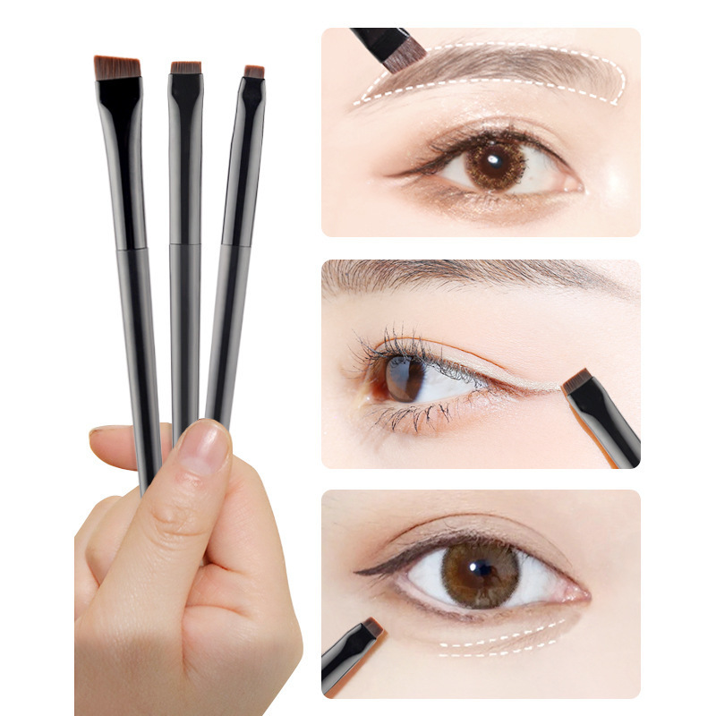 Beauty Linasi Makeup - Blade Eyeliner Brush Eyebrow Brush Portable