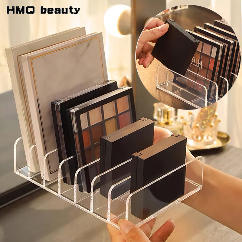 Beauty Makeup Eyeshadow Palette - 7-Compartment Makeup Organizer Desktop Eye Shadow