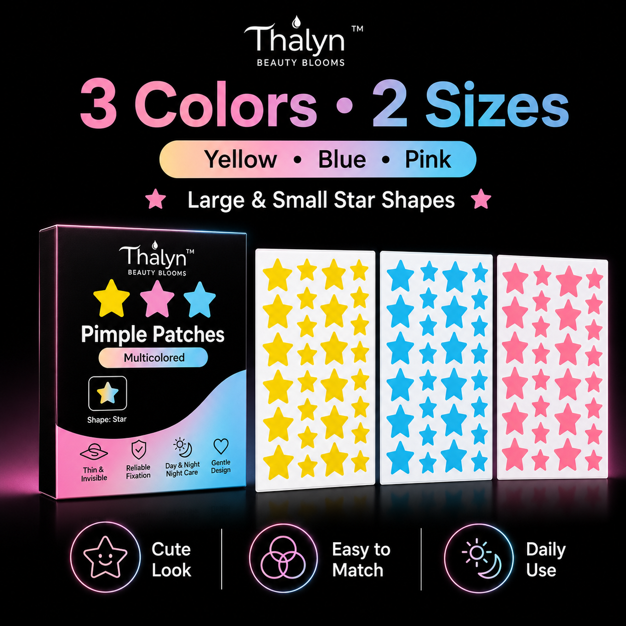 240PCS Colorful Star Pimple Pa - Makeup And Beauty review and price