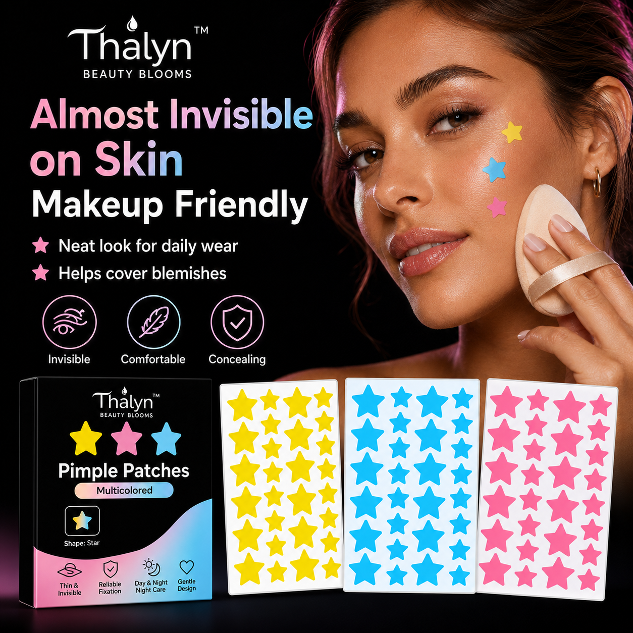 240PCS Colorful Star Pimple Pa - Makeup And Beauty review and price