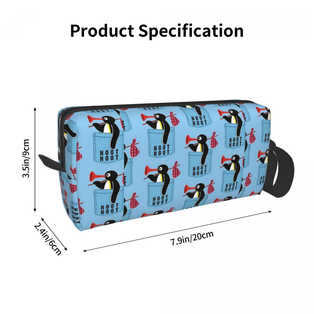 Angry Pingu Noot Noot Pocket O - Makeup Beauty Official review and price
