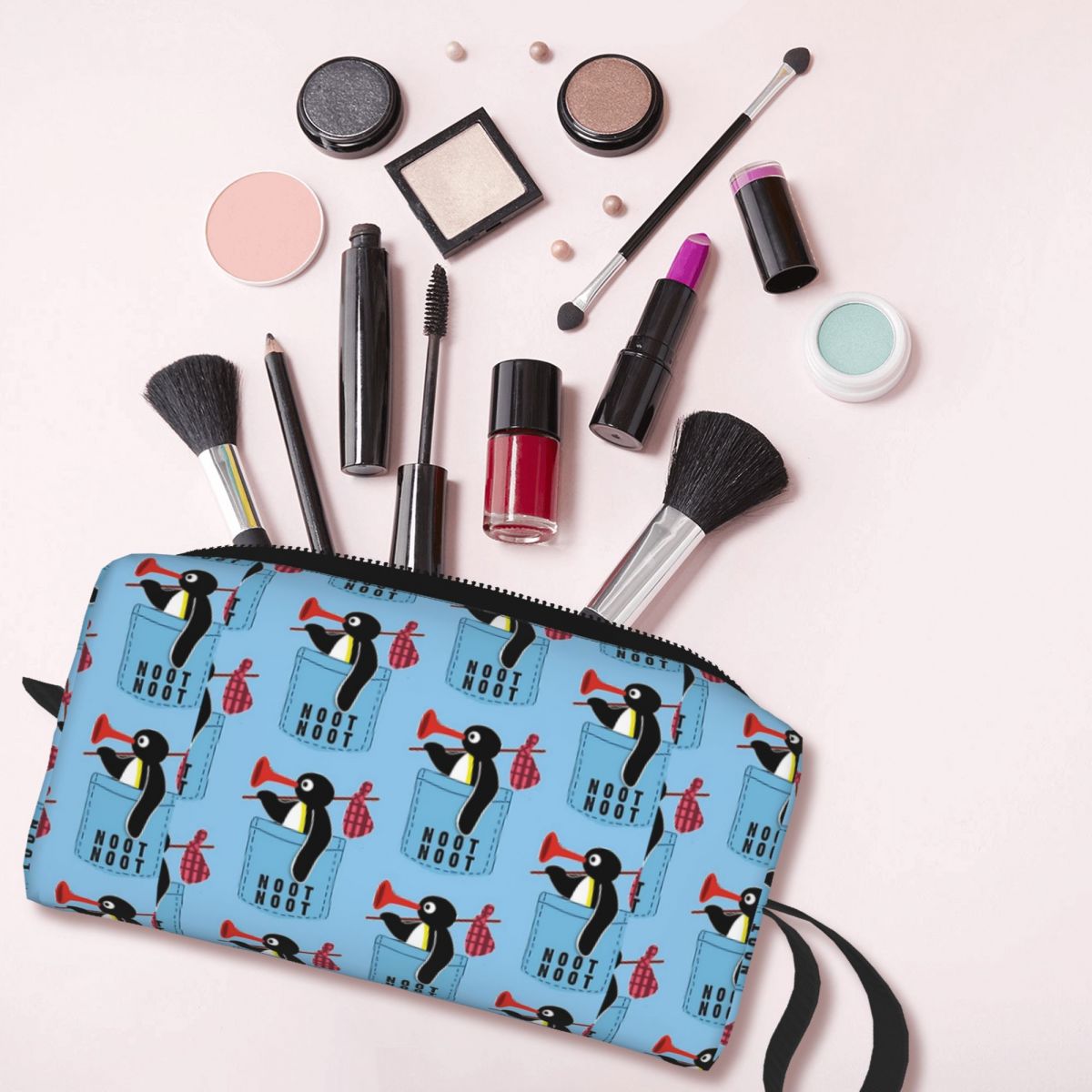 Angry Pingu Noot Noot Pocket O - Makeup Beauty Official review and price