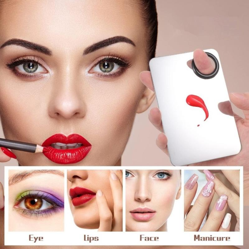 NEW 4Pcs Stainless Steel Makeu - Beauty Makeup Eyeshadow Palette review and price