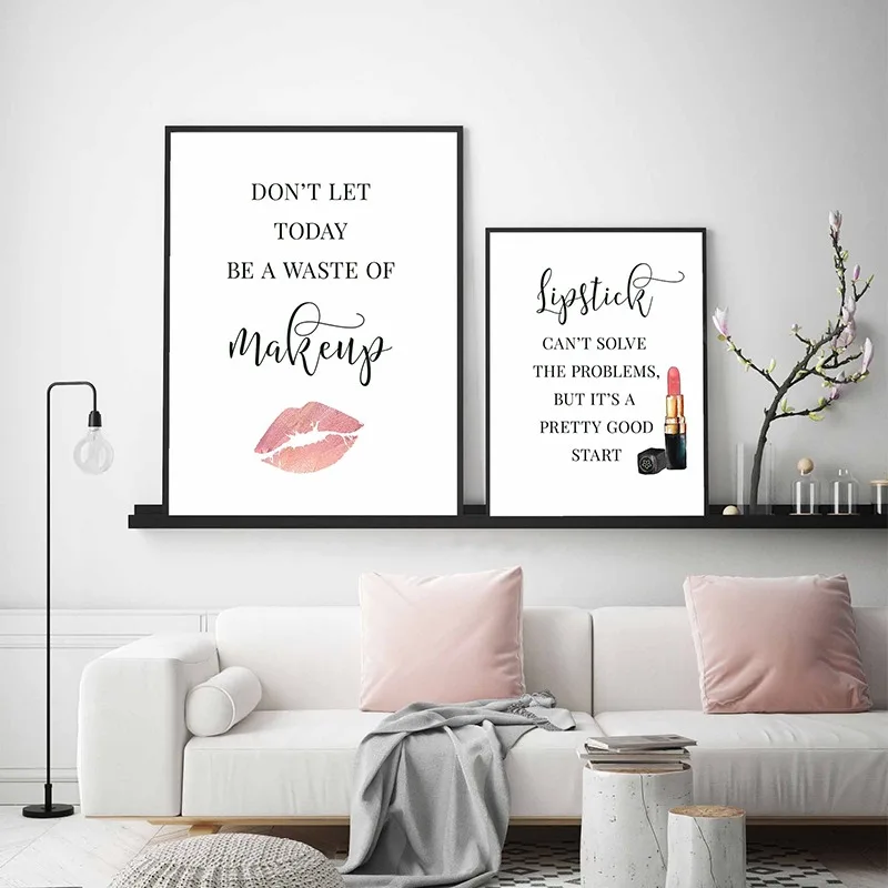 Makeup Quotes Poster Eyelash E - Beauty And Makeup Quotes review and price