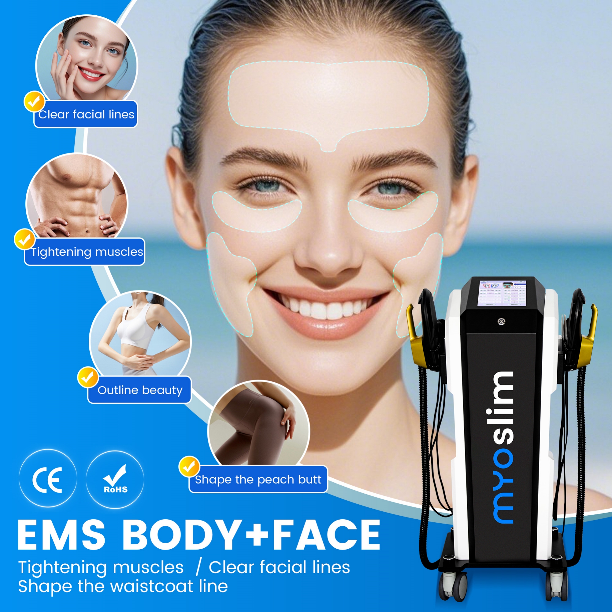 Professional EMS Beauty Device - Face Massager review and price