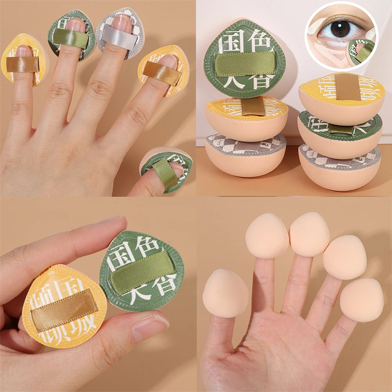 Finger Mini Puff Wet Dry Dual  - Beauty Makeup Blender review and price