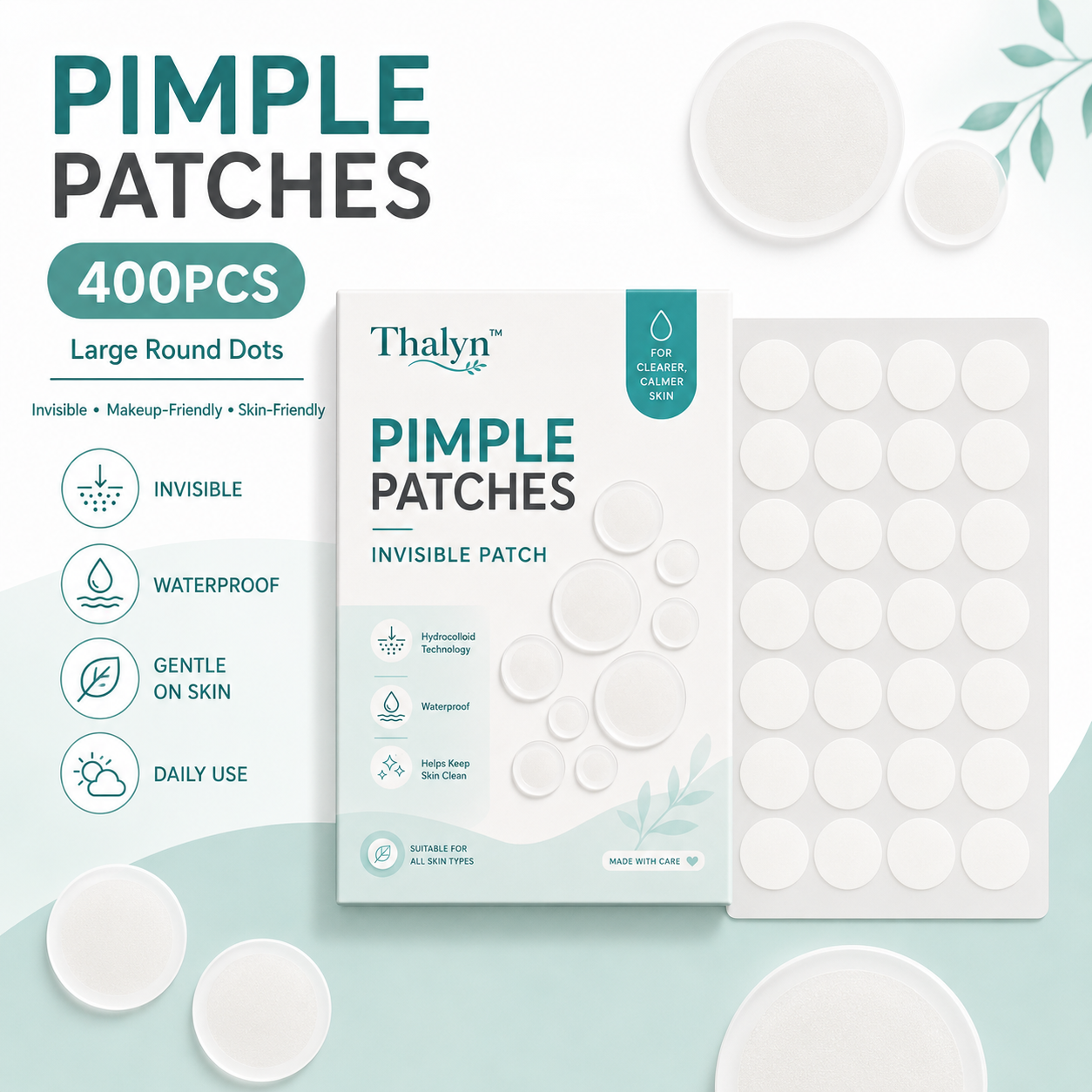 400PCS Large Round Pimple Patc - Makeup And Beauty review and price