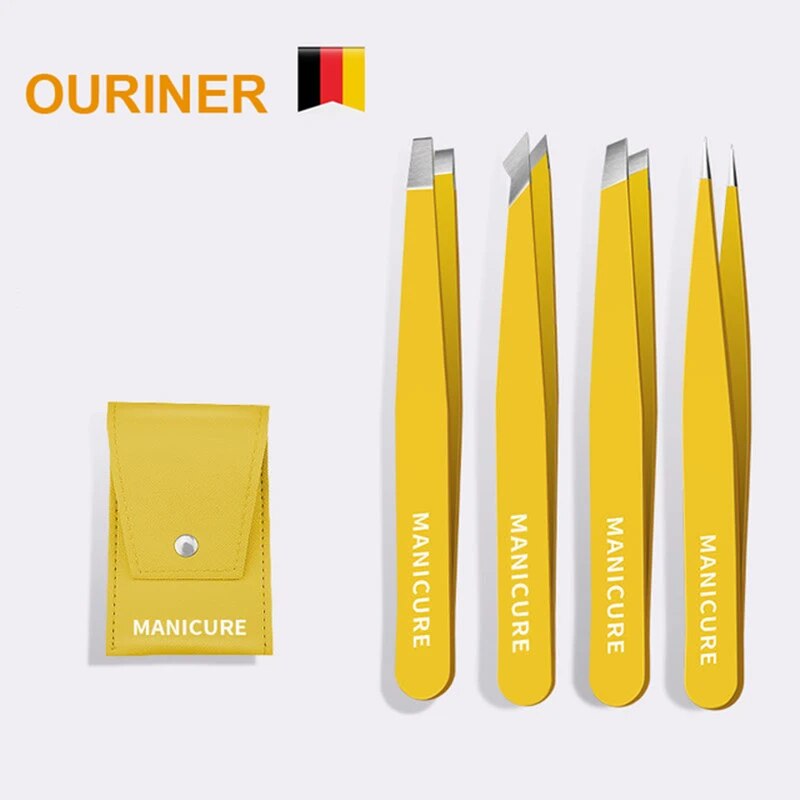 Eyebrow Tweezer Colorful Hair  - Beauty Makeup Remover review and price