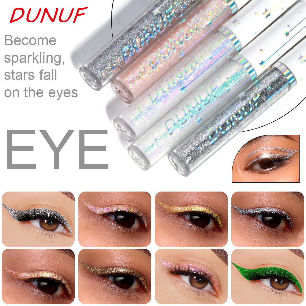 6 Pcs Glitter Eyeliner Set Gol - Beauty Makeup Events review and price