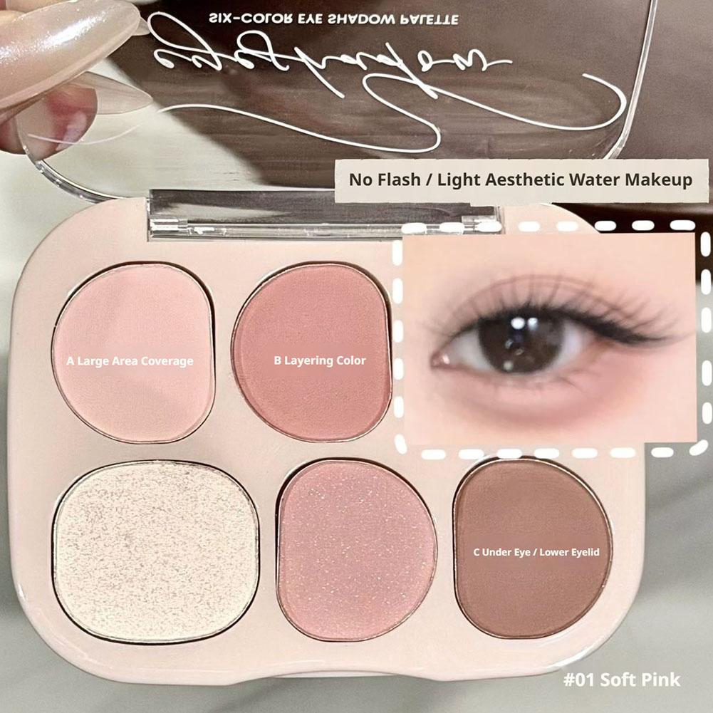 6 Colors Matte Eyeshadow Blush - Beauty Makeup Eyeshadow Palette review and price