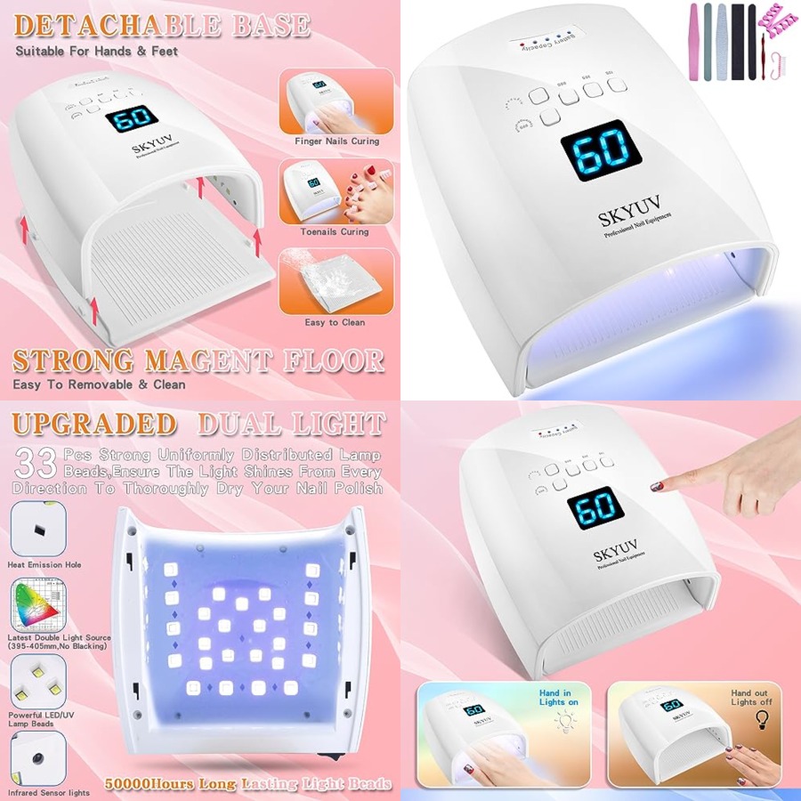 Rechargeable Faster Drying UV  - Gel Nail Polish review and price