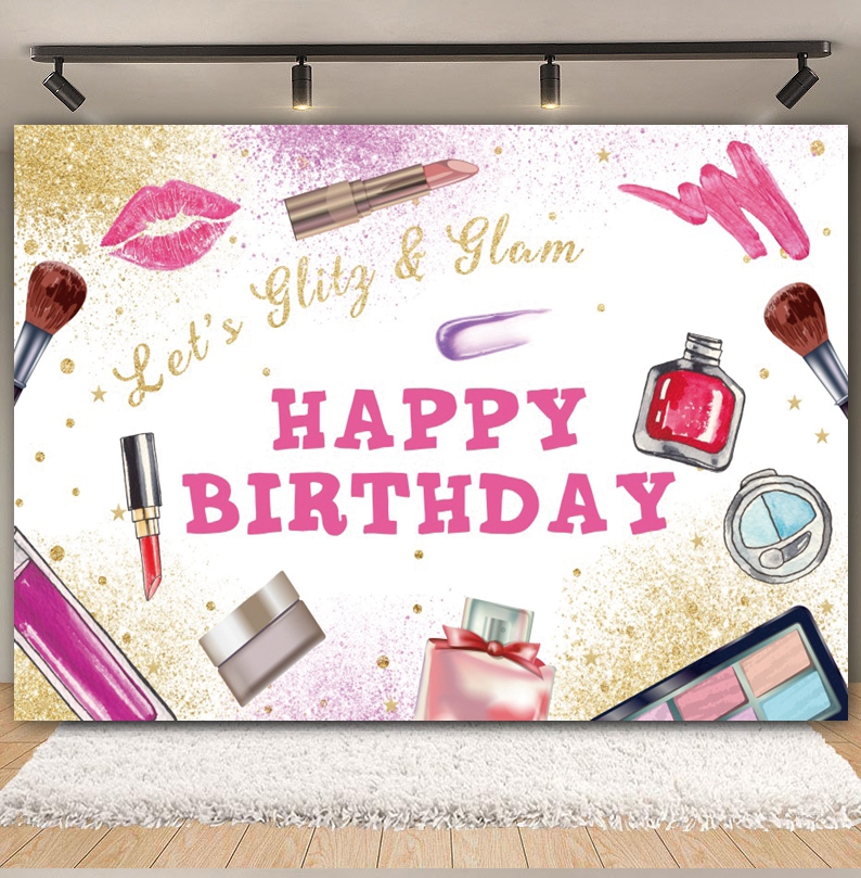 Spa Party Backdrop for Photogr - Beauty Makeup Girl Photo review and price