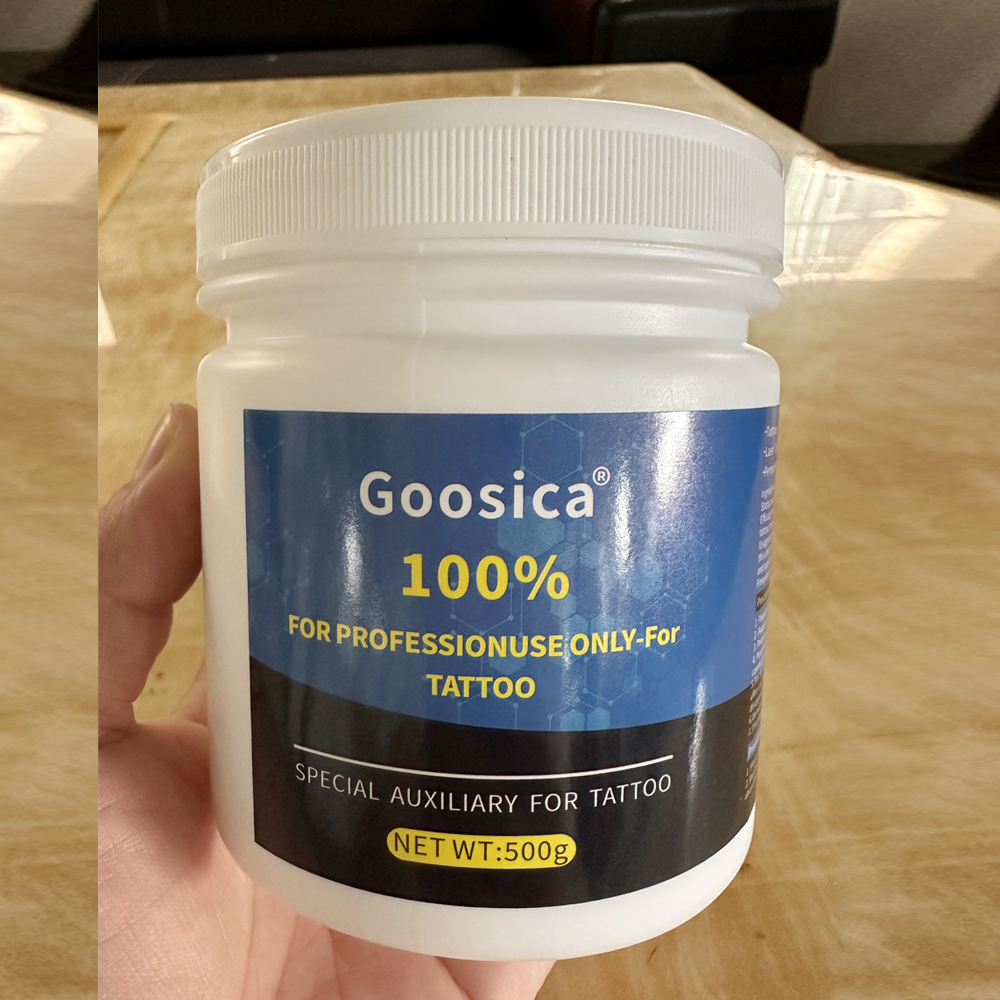 100% Yellow Blue Goosica Tatto - Beauty Linasi Makeup review and price