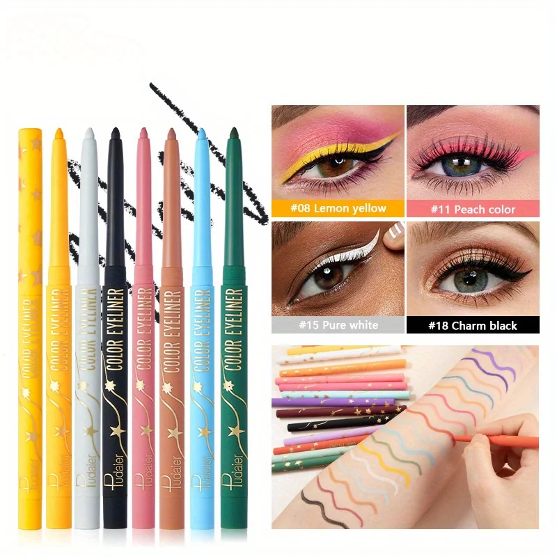 Colorful Eyeliner Gel Pencil W - Beauty Linasi Makeup review and price
