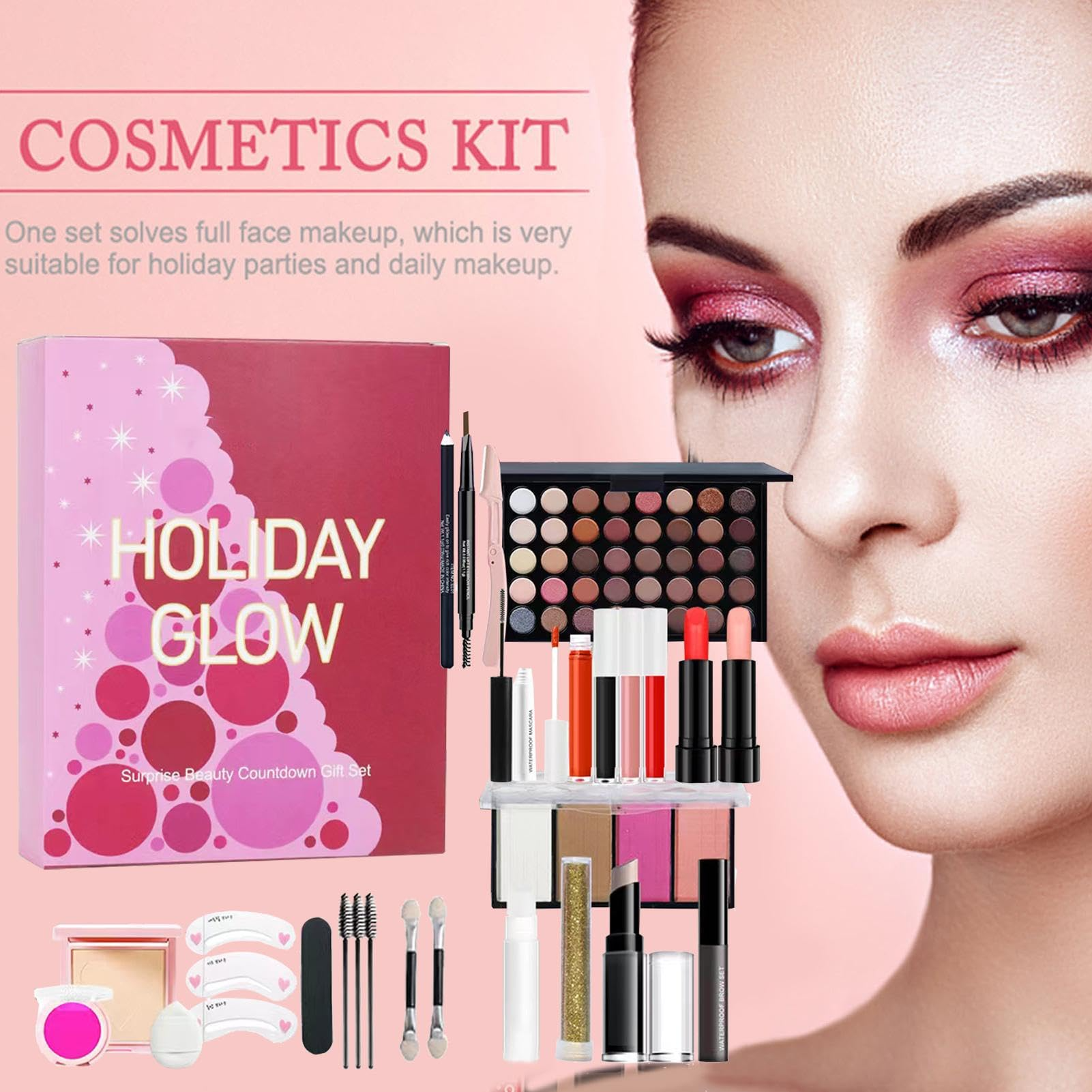 2025 Christmas Countdown Makeu - Beauty Makeup Advent Calendar review and price