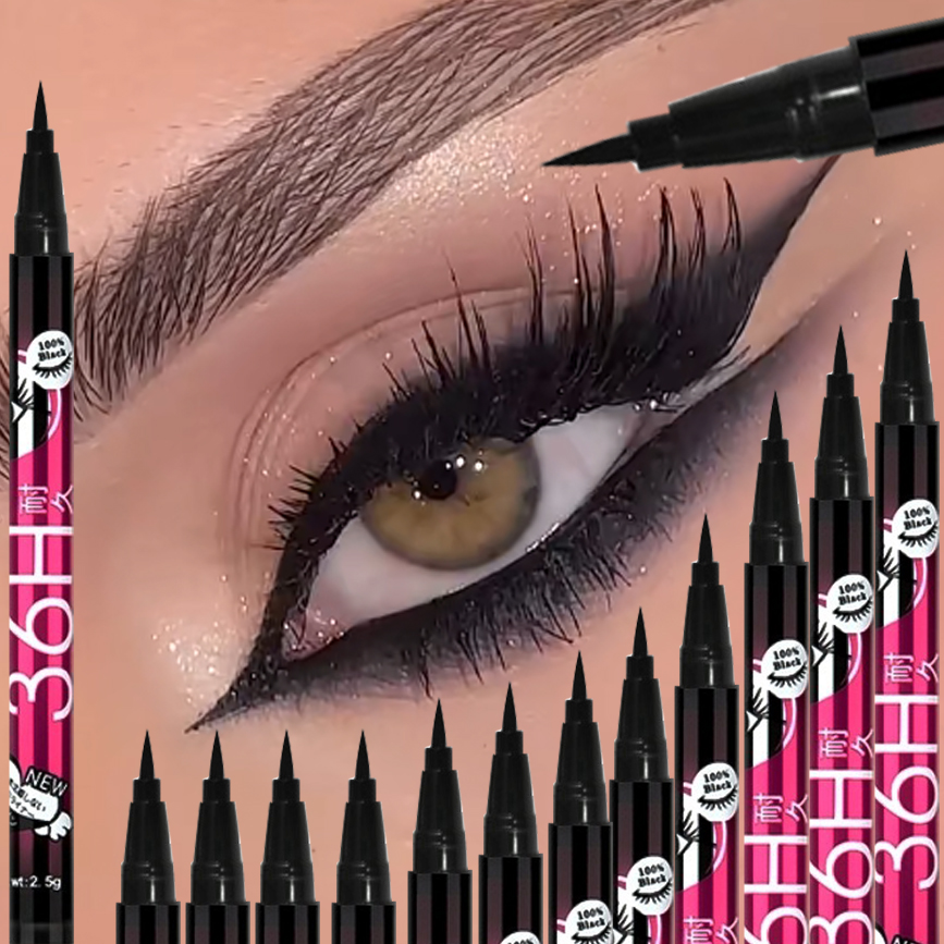 1/5/12PCS Black Liquid Eyeline - Beauty Linasi Makeup review and price
