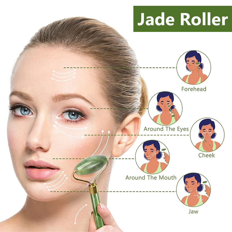 Natural Jade Roller Face Gua S - Face Massager review and price