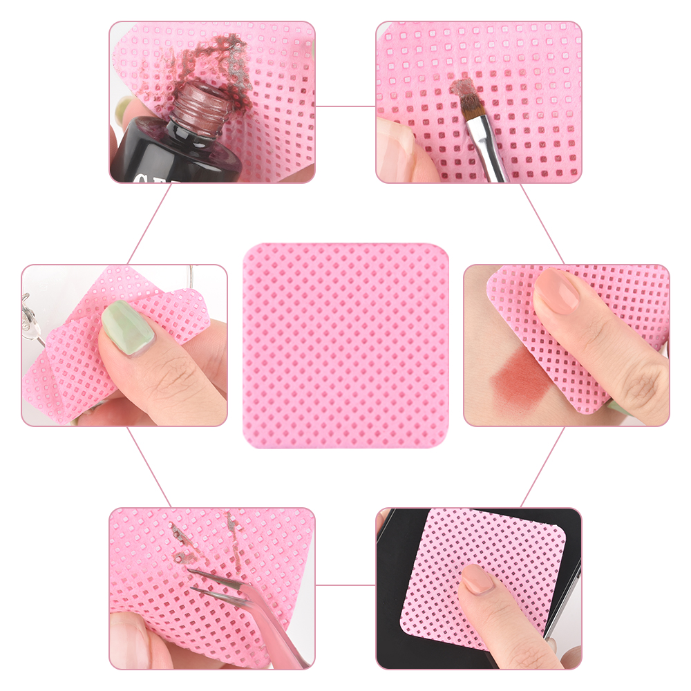 175/200Pcs Pink Lint-Free Nail - Gel Nail Polish review and price